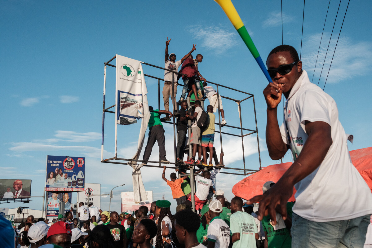 Two killed, 20 injured as car rams into supporters of Liberian President-elect Boakai