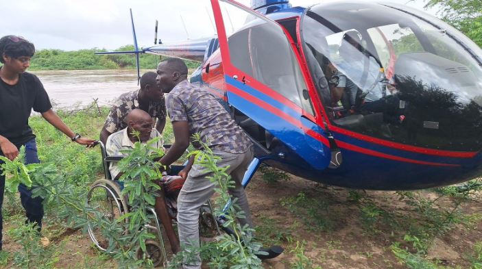 Marooned family in Tana River floods rescued