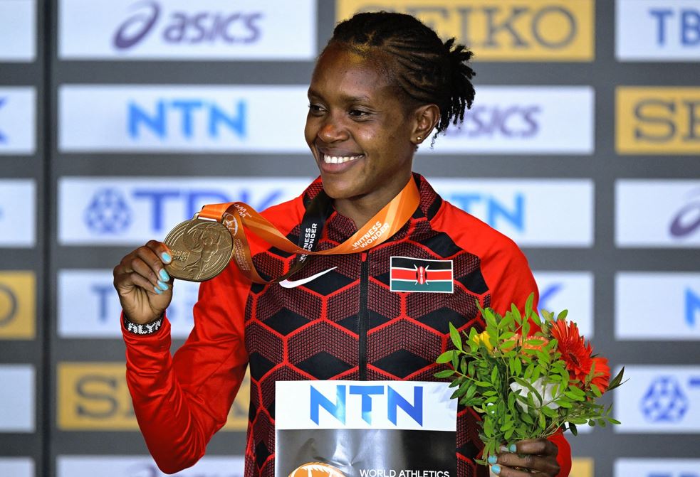 Kipyegon makes final shortlist for World Athlete of the Year Award