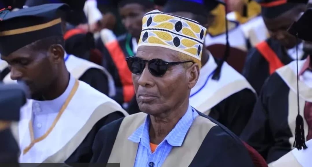 70-year-old Somali man graduates with law degree at university he served as watchman