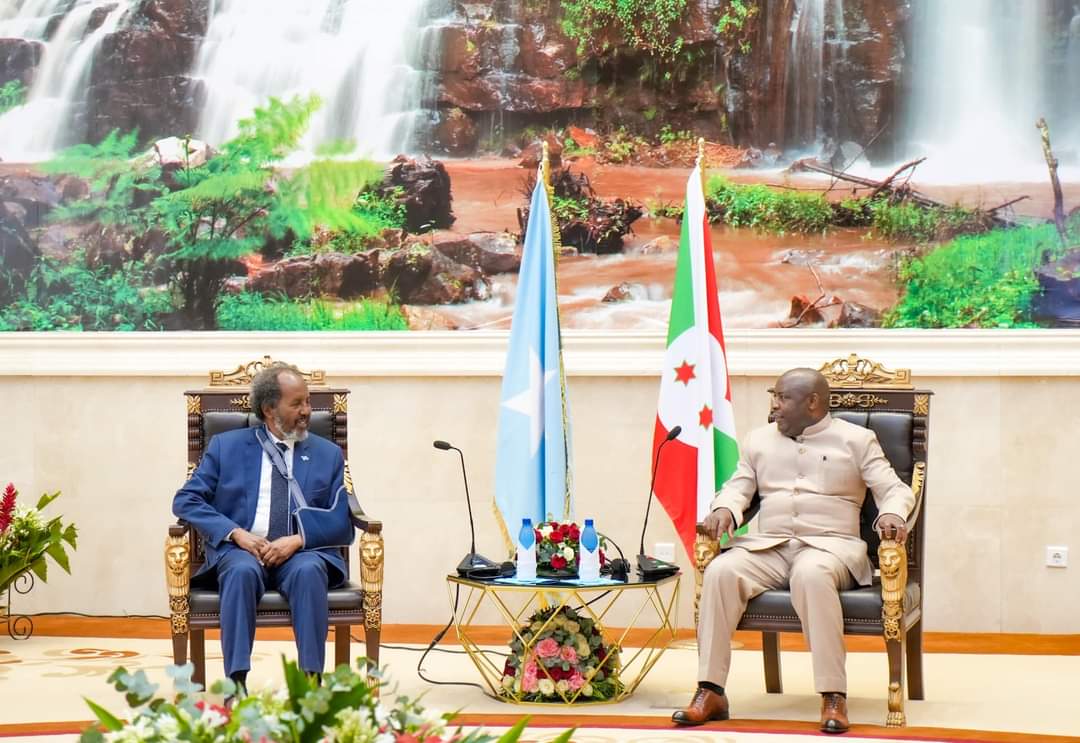 Somali President Hassan strengthens ties with Burundi, explores EAC membership