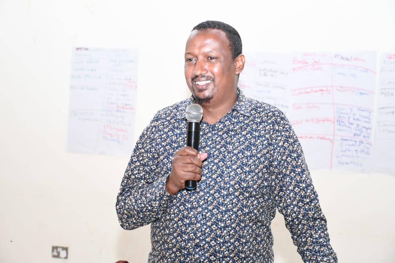 Community champions in Garissa trained on combating zoonotic diseases amid floods - Dr. Haret Hambe, the Director of Livestock Services in Garissa.