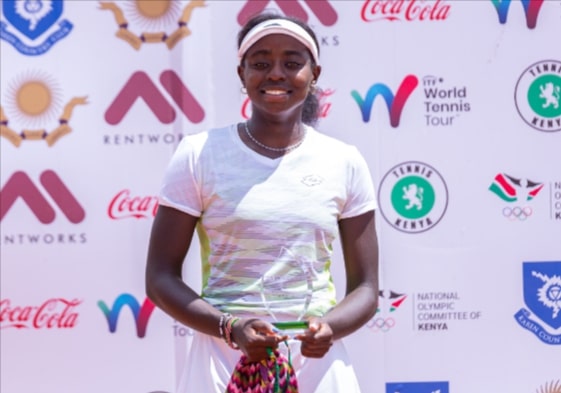 Angela Okutoyi wins second Gold at ITF Women's World Tennis Tour