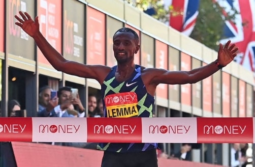 Ethiopia’s Sisay Lemma victorious as Kelvin Kiptum’s course record broken in Valencia Marathon