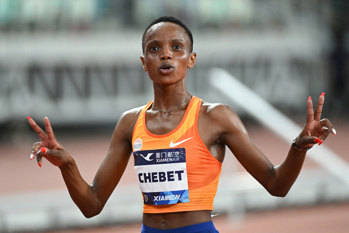 Kenya's Beatrice Chebet smashes women's 5km world record in Barcelona