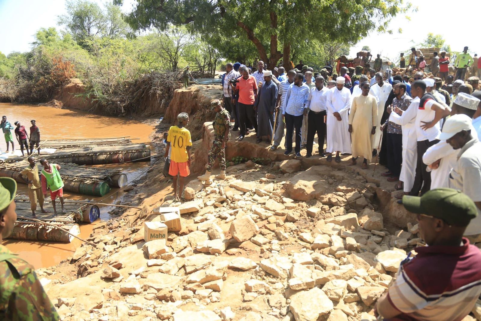 Mandera Governor assesses El Nino damages, assures residents of timely interventions