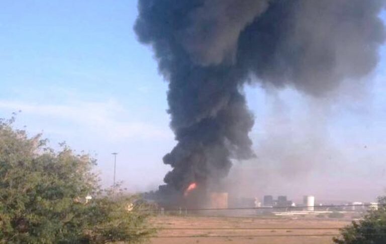Fire guts down Sudan’s largest oil refinery