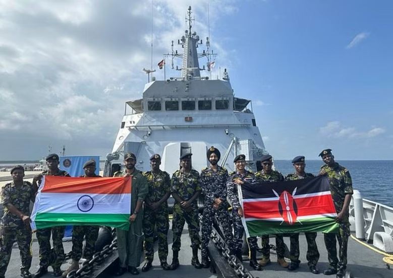 INS Sumedha marks maiden entry by Indian Navy at Lamu Port