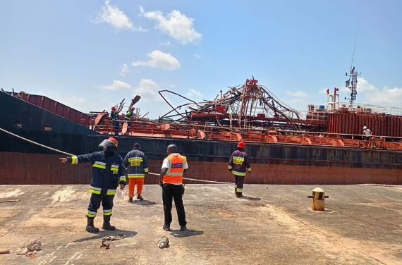 Investigation underway following explosion on oil vessel in Mombasa