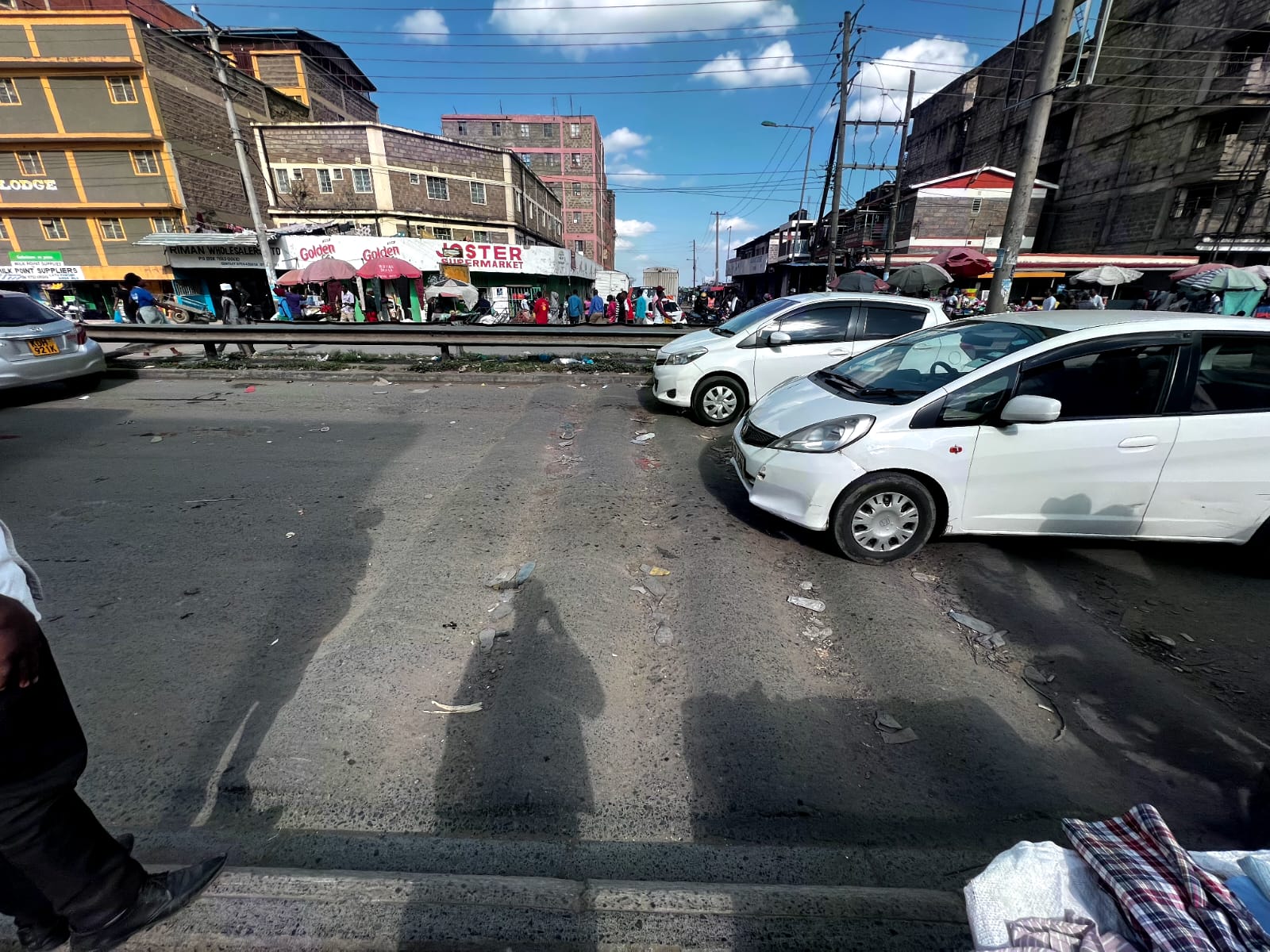 Perils of sub-standard rubble strips along Eastleigh's First Avenue