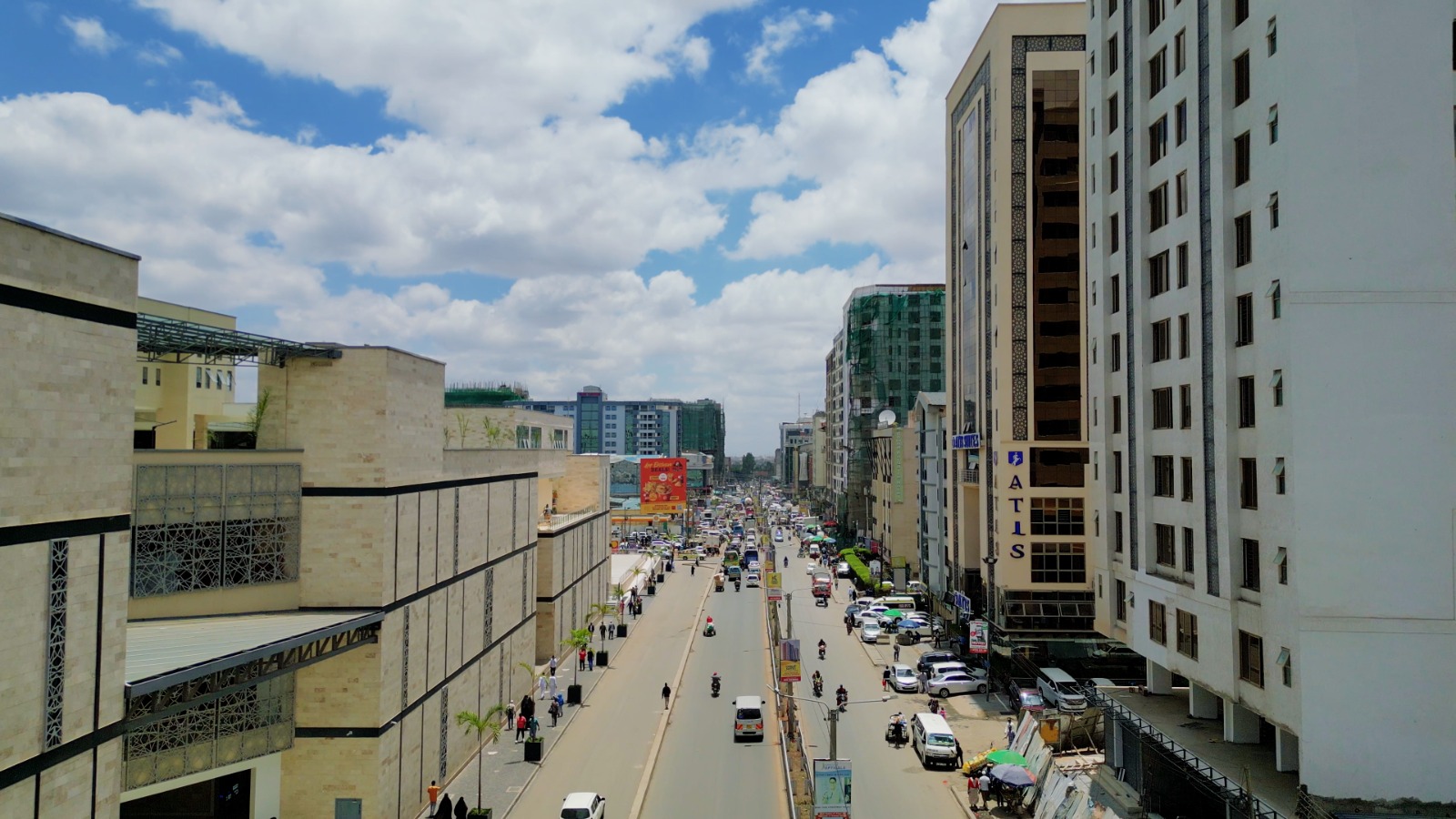 Lose Yourself in Eastleigh: A kaleidoscope of shoppers paradise and festive cheer - The beautiful skyline of modern Eastleigh.