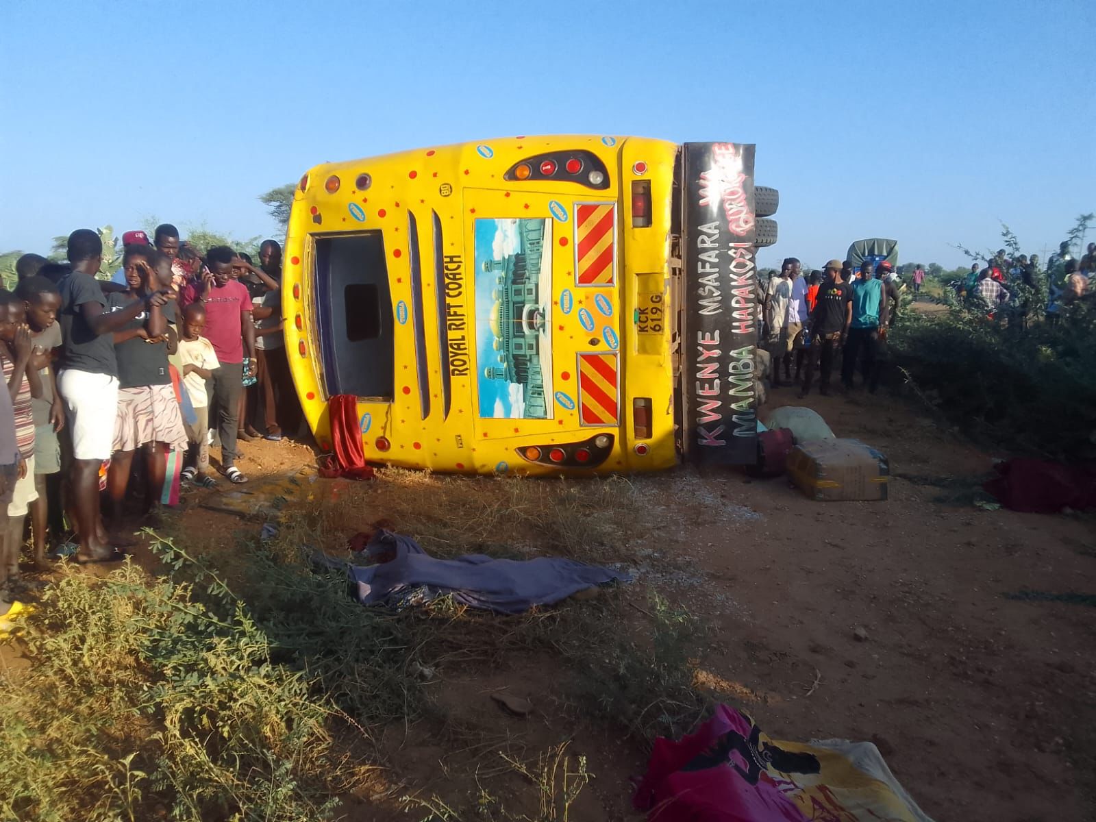 Four killed as bus rams into roadside vendors in Turkana