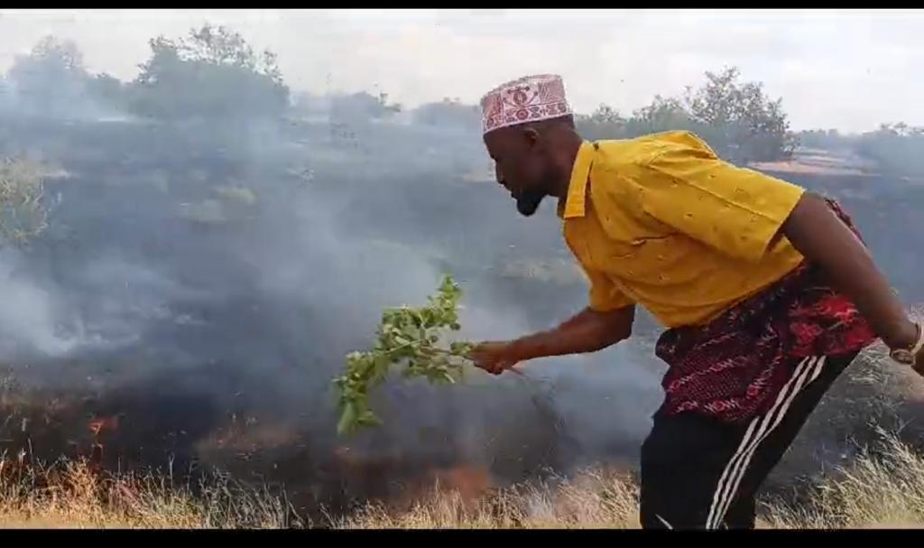 Uncontrollable wildfire threatens grazing land and livelihoods in Wajir County