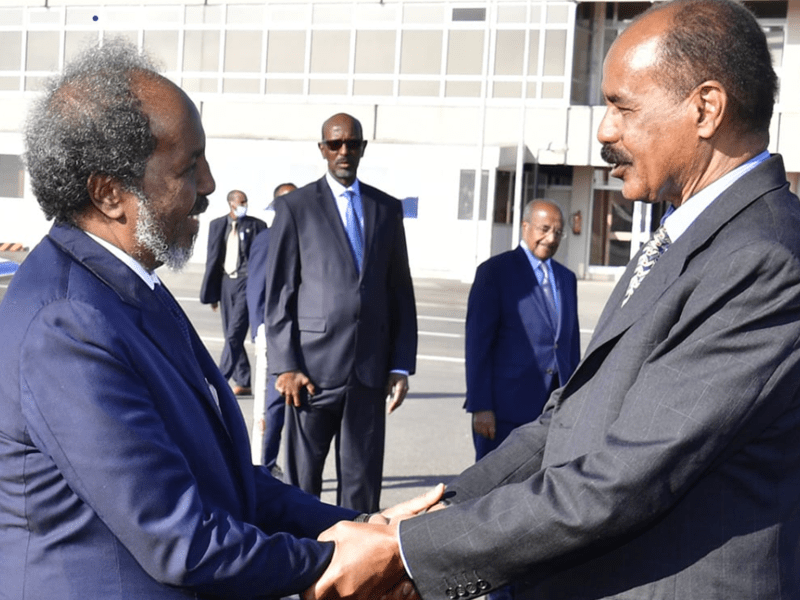 Details of Somalia President Mohamud's visit to Eritrea