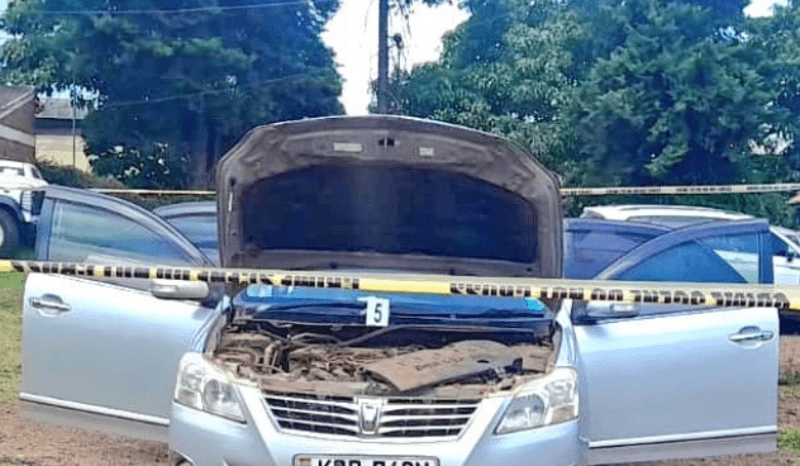 DCI detectives recover vehicle used to ferry slain Sniper