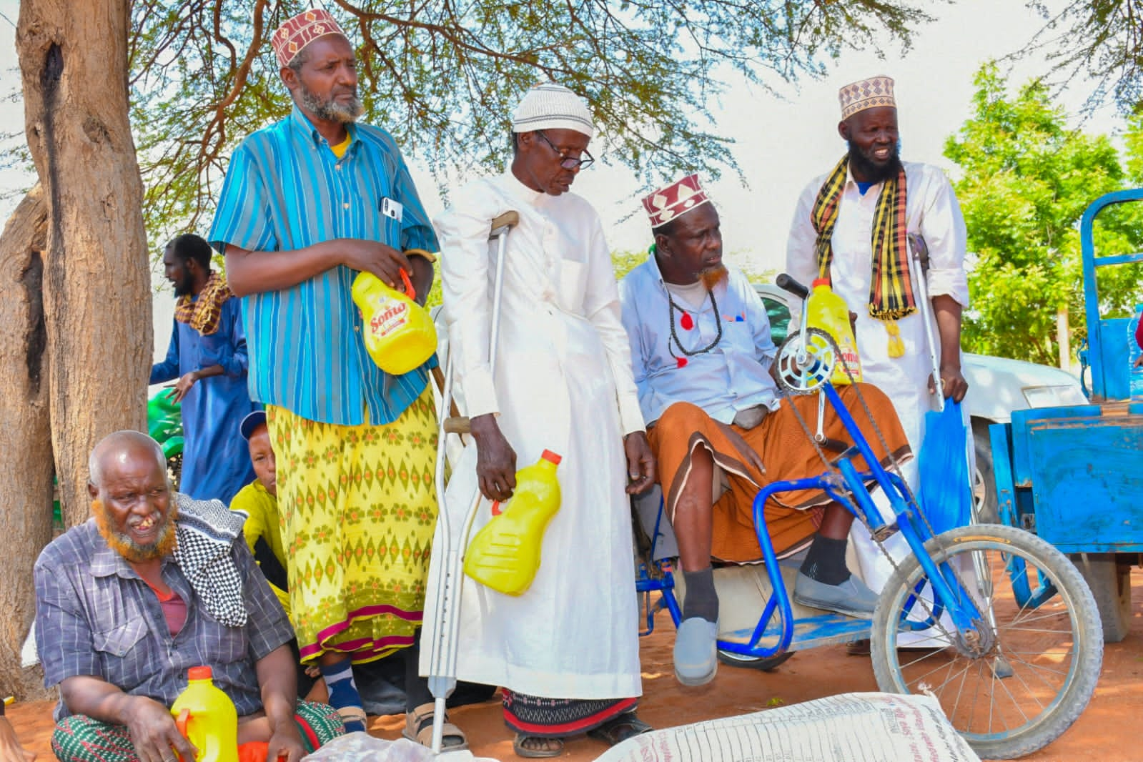 Over 200 persons with disabilities receive food aid from Wajir, Red Cross