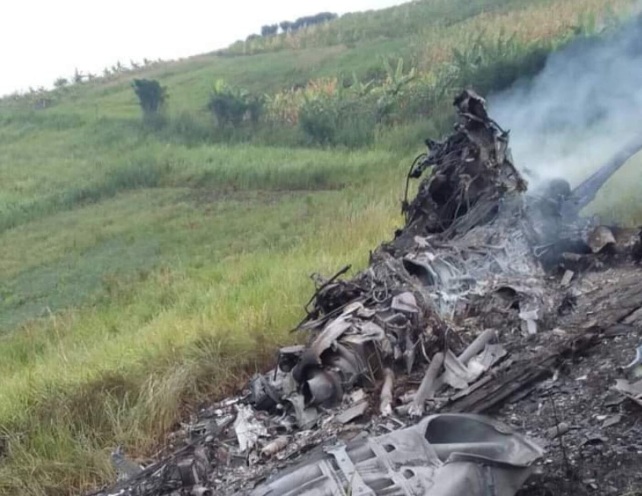 Three killed after military chopper crashes into house in Uganda