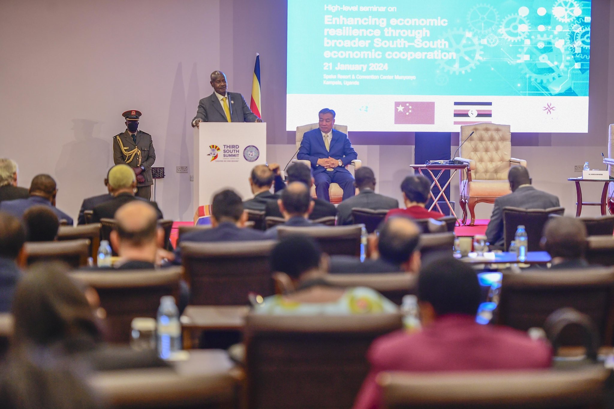 G77+China summit: End economic protectionism, Museveni tells world