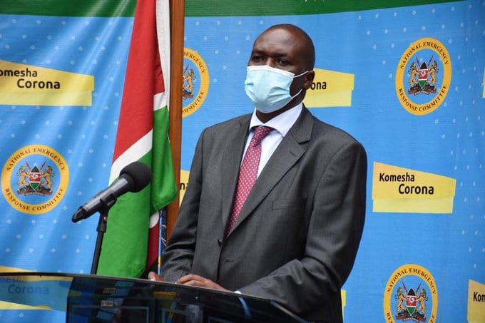 Kenya confirms first human case of Rift Valley Fever in Marsabit - The Acting Director-General of Health Dr. Patrick Amoth at a past event. 