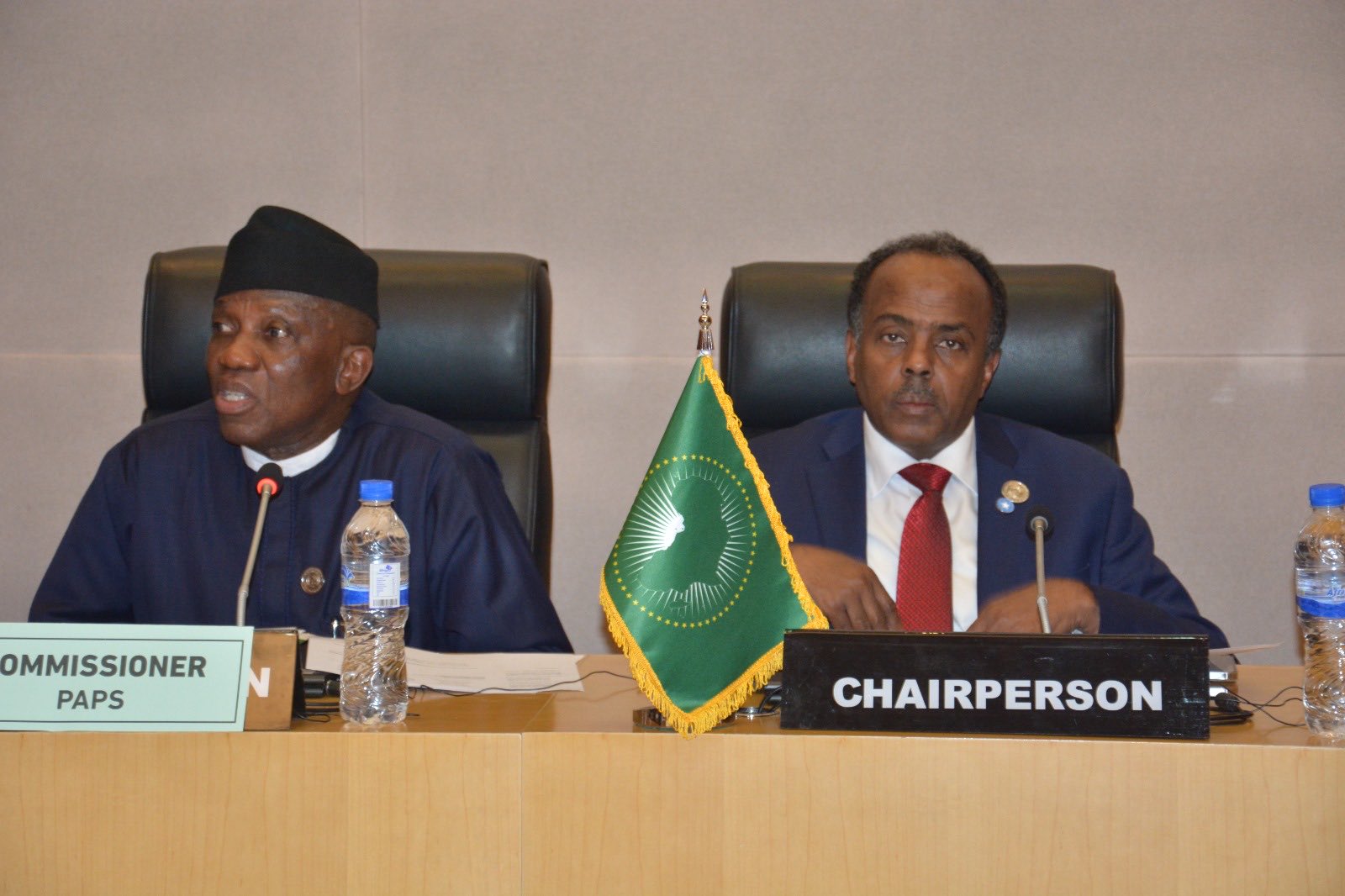 Somalia advocates African unity for international job candidacies - Somalia's foreign minister Ali Omar chairing the ministerial committee on African candidacies within international systems in Addis Ababa on February 14, 2024. (Photo:  X/Ali Omar)