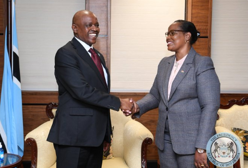 Kenyan envoy to Botswana presents credentials to president Masisi