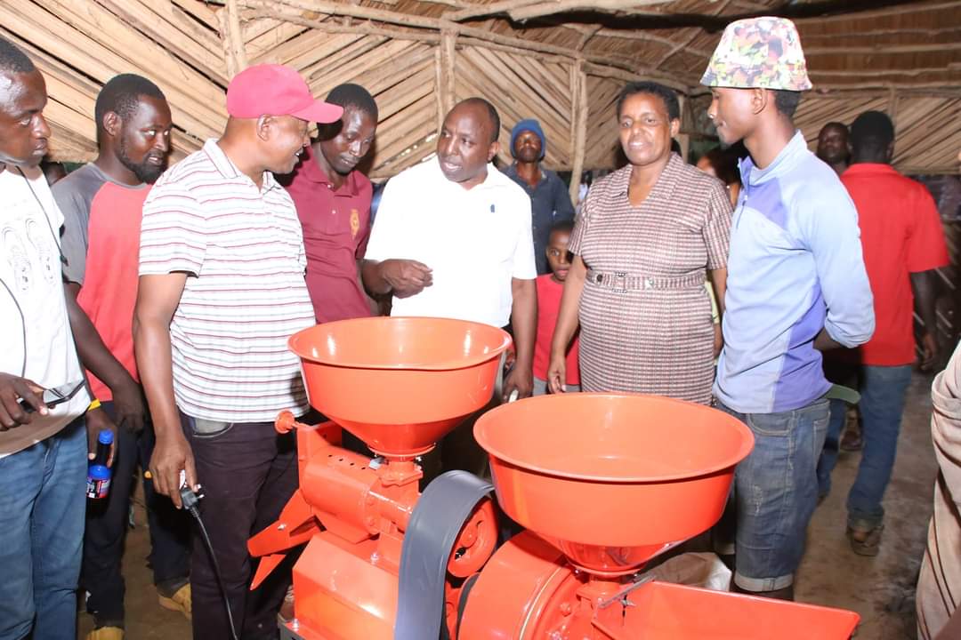 Boon for Taveta rice farmers as state donates mobile milling machines