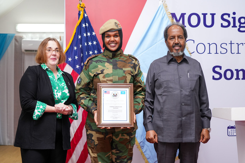 Featured image for Somalia's Lt. Colonel Iman Elman nominated for International courage award