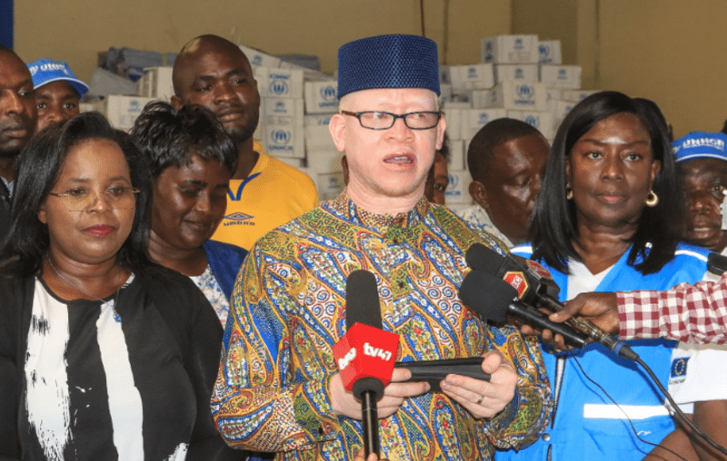 State distributes aid to Embakasi blast victims 
