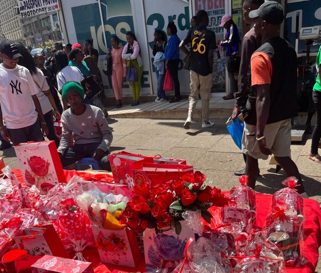 Featured image for Traders paint Nairobi CBD red amid Valentine's Day sales boom
