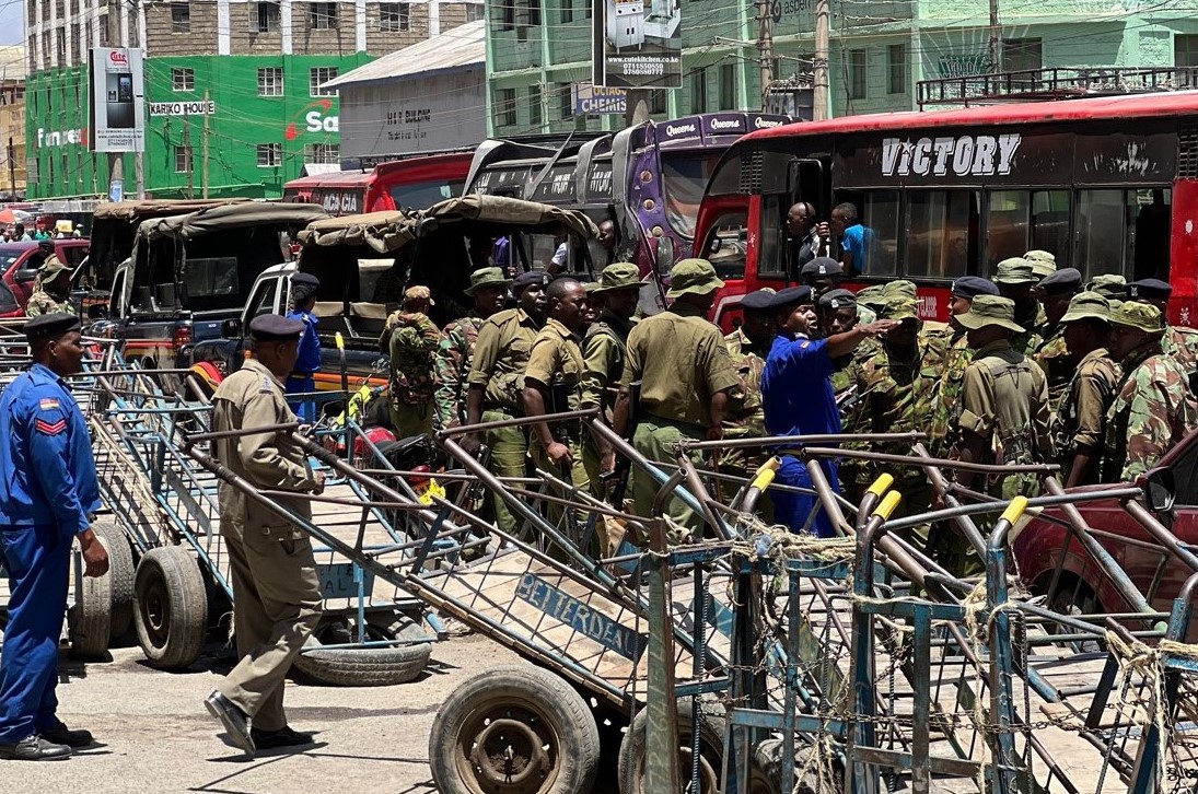 Outrage in Eastleigh after police raid shops, seize products