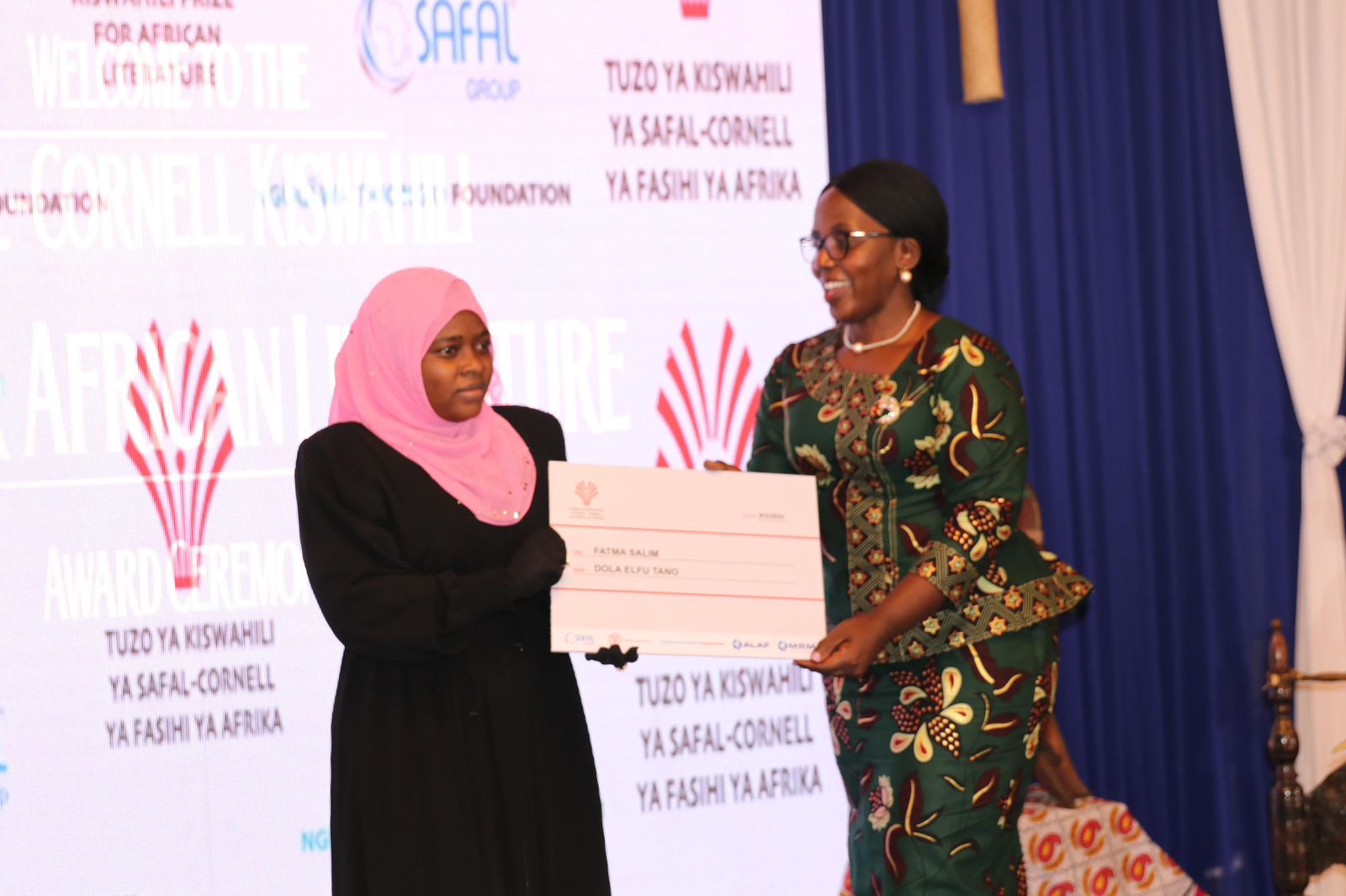 Historic win for first female winner in Safal-Cornell Kiswahili Prize