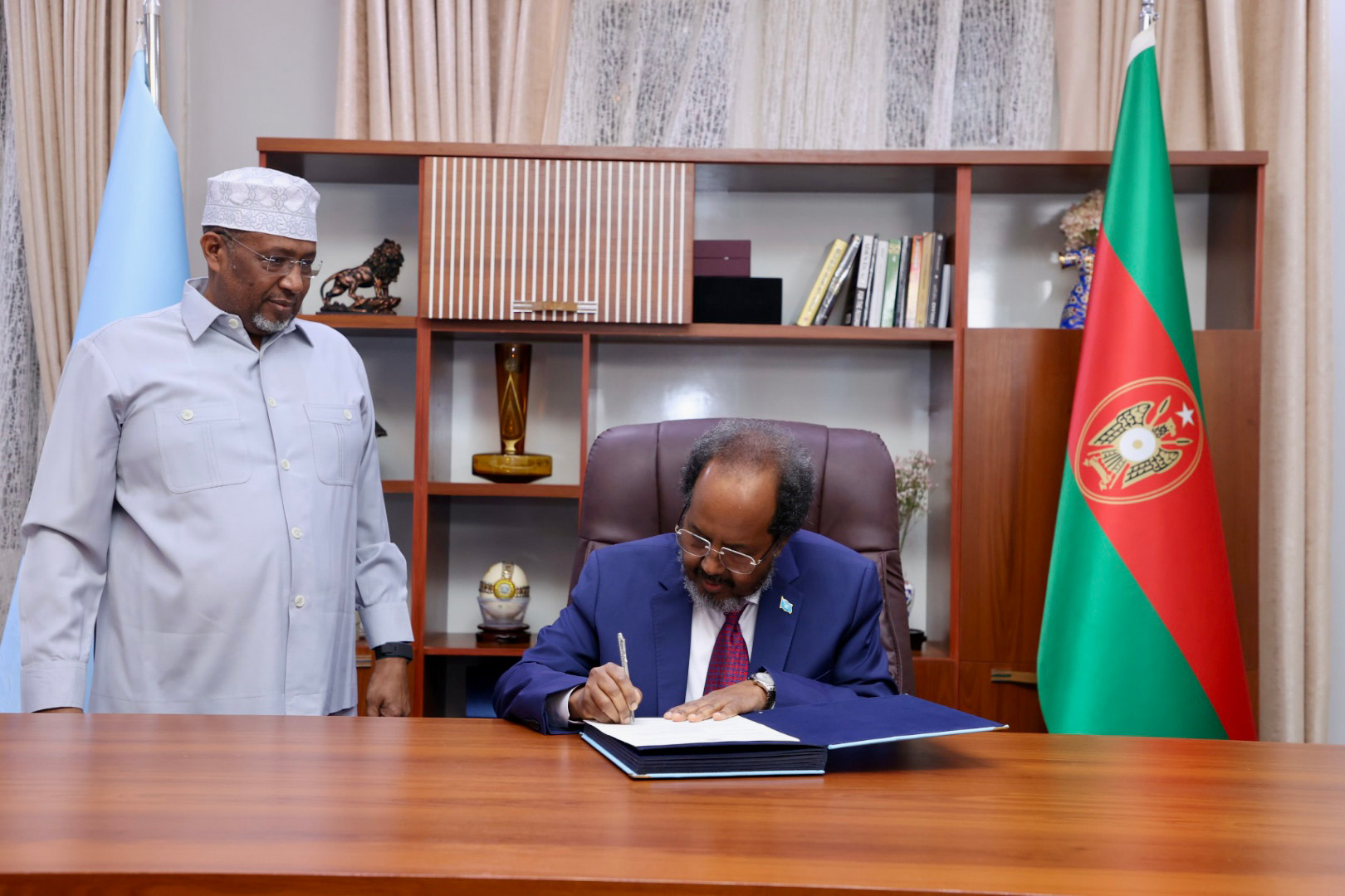 Somalia President Hassan Sheikh officially signs Turkey defence deal