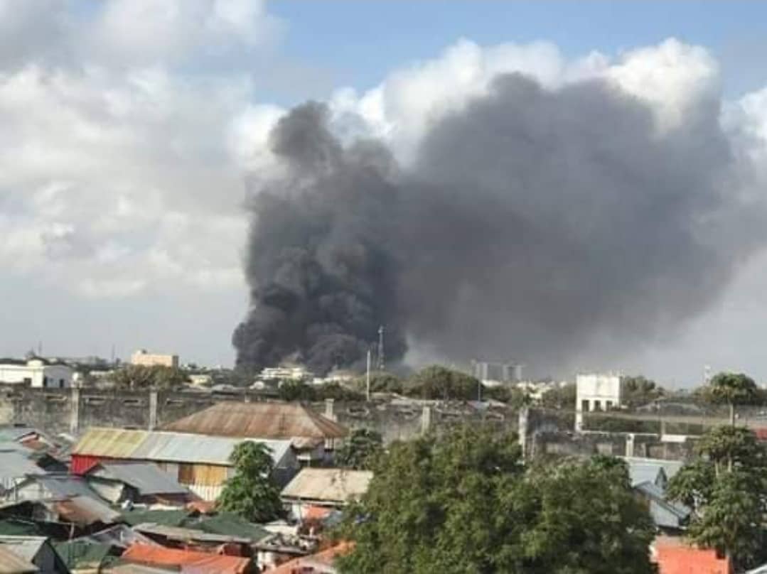 Featured image for Panic as IED explodes in Mogadishu's Bakaara market