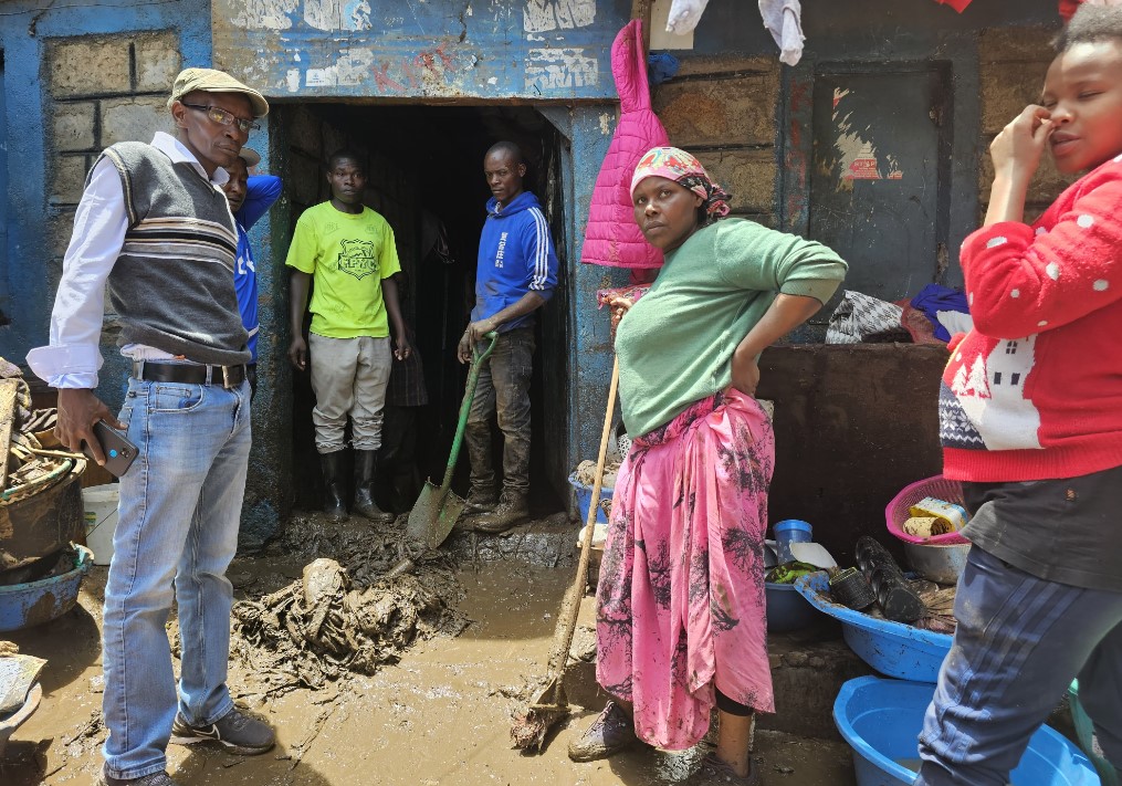 Kitui Village residents in Kamukunji were among Naiorbi residents afected by flash floods on Sunday, March 24, 2024. (Photo: Eastleigh Voice)