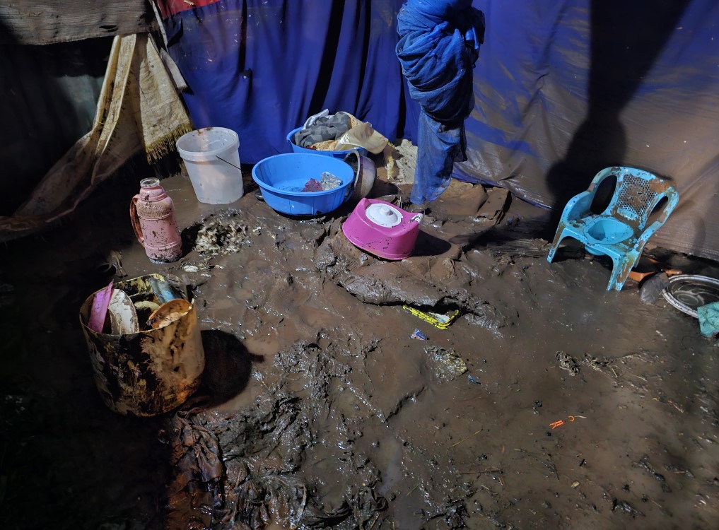 A house in Kitui village in Kamukunji submerged in mud after flash floods hits several parts of Nairobi on Sunday, March 24, 2024. (Photo: Abdirahman Khalif/ Eastleigh Voice)