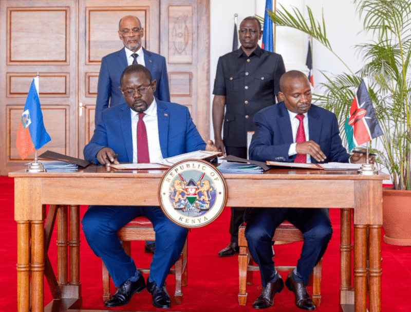 Kenya, Haiti Sign 'reciprocal' Agreement On Police Deployment