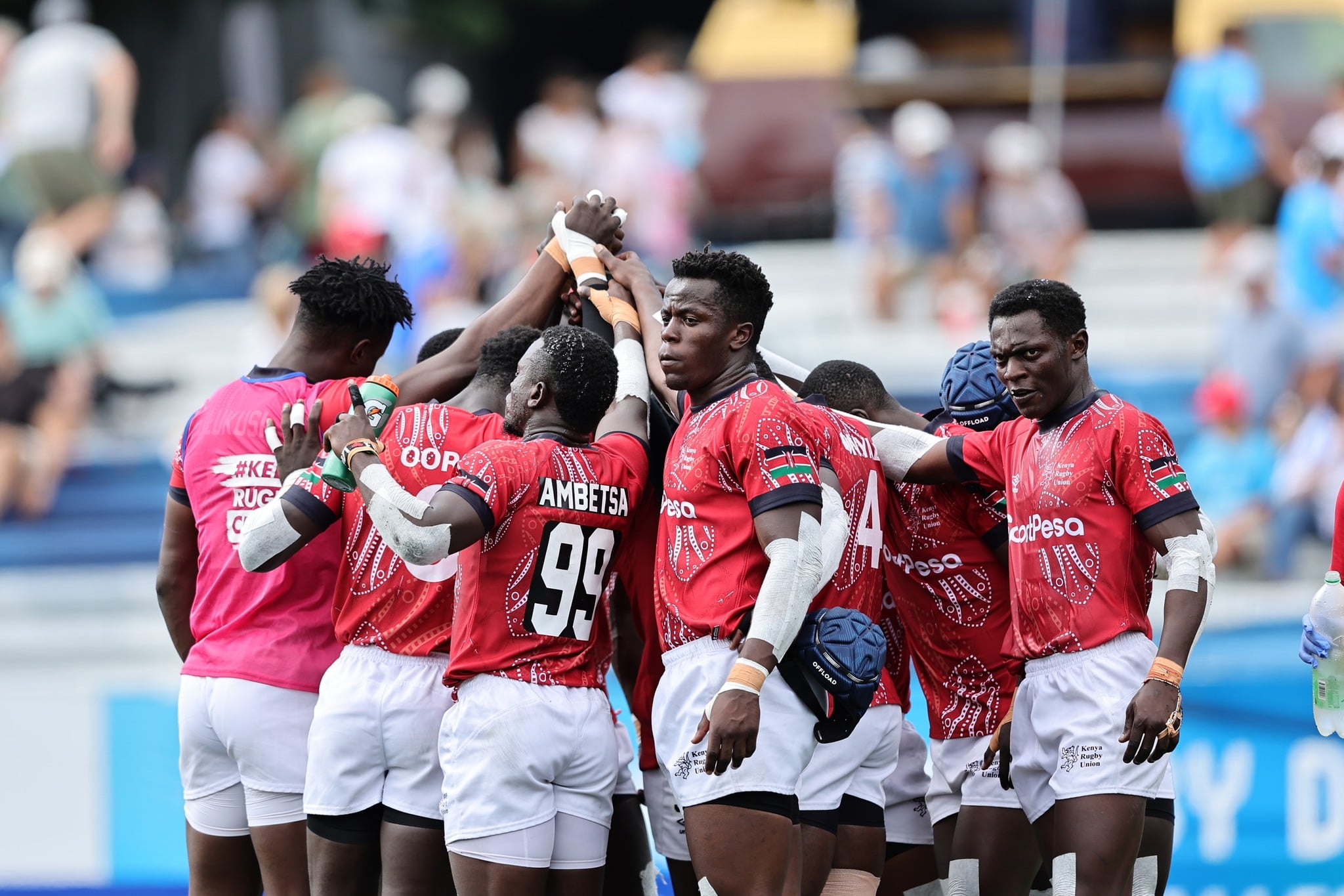 Kenya 7s advances to Challenger Series semifinals with narrow victory over Uganda
