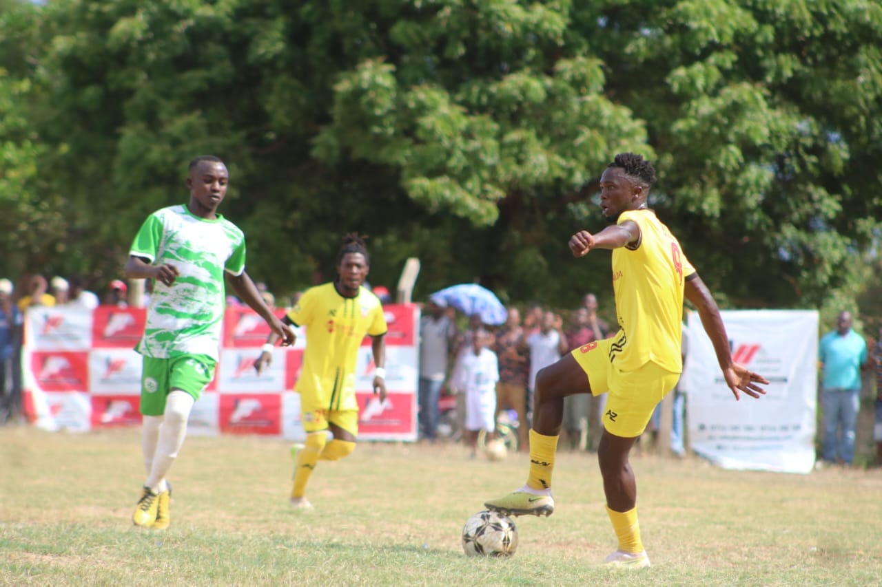 Kwale side SS Assad among teams through to FKF Cup quarters - Part of the action between SS Assad and Denmark 