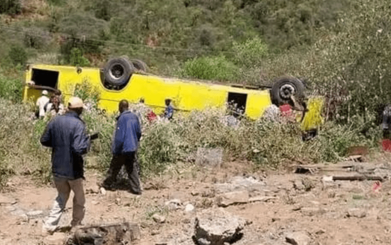 Two die in school bus accident in Baringo