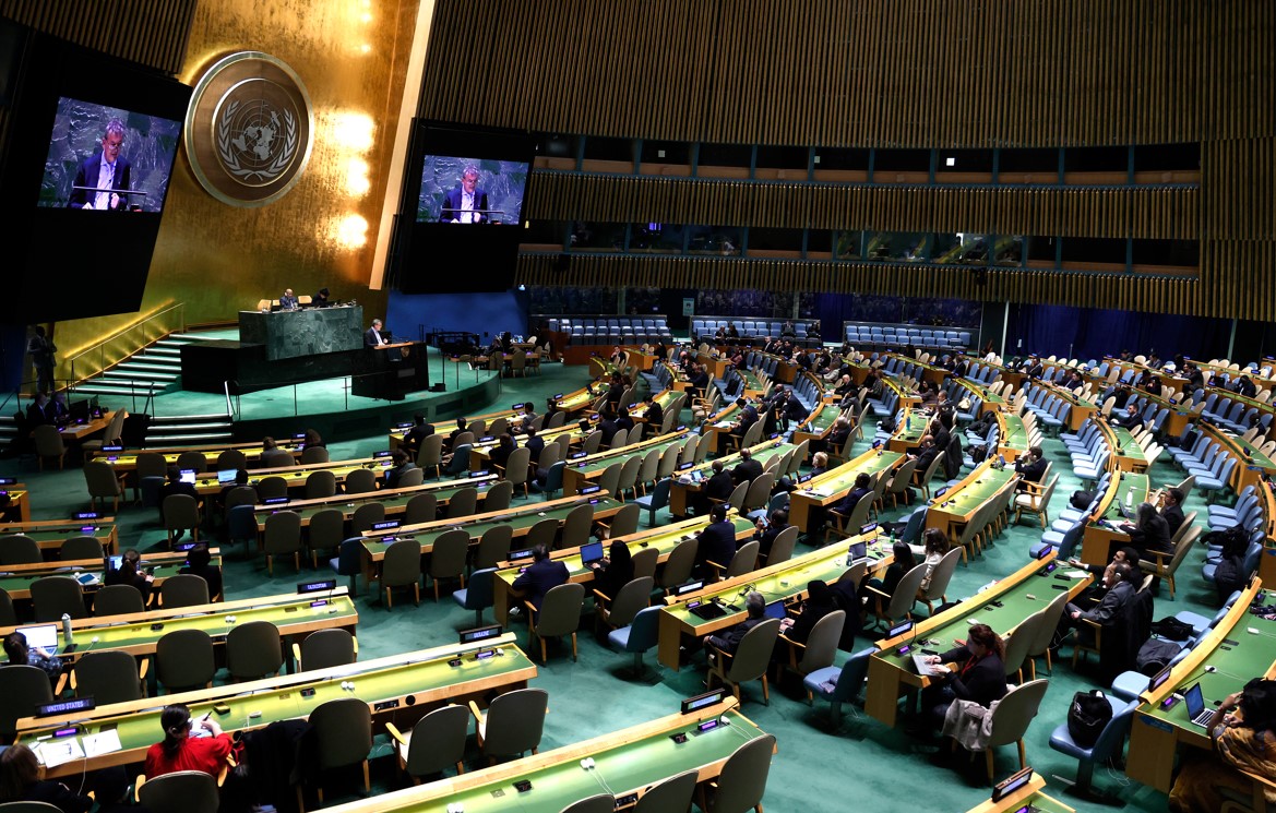 US veto criticised as ambassadors at UN Assembly decry Gaza crisis