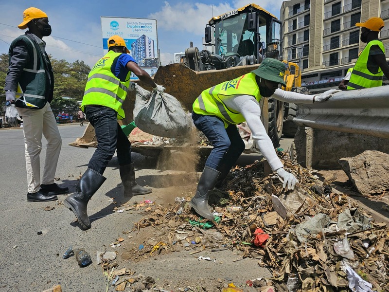 Nairobi County, partners participate in cleanup exercise on Eastleigh streets