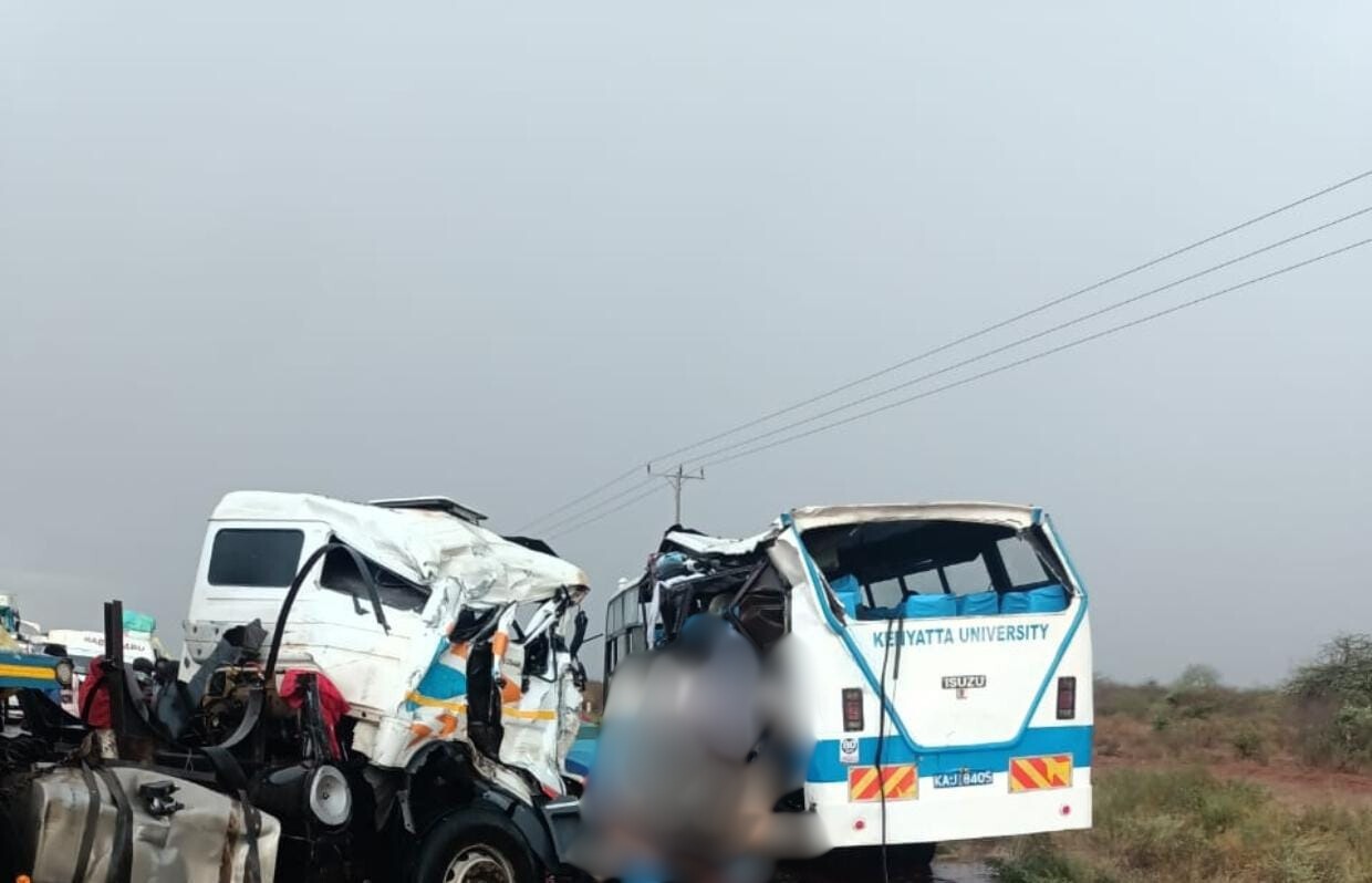 At least 11 Kenyatta University students killed in Voi road accident