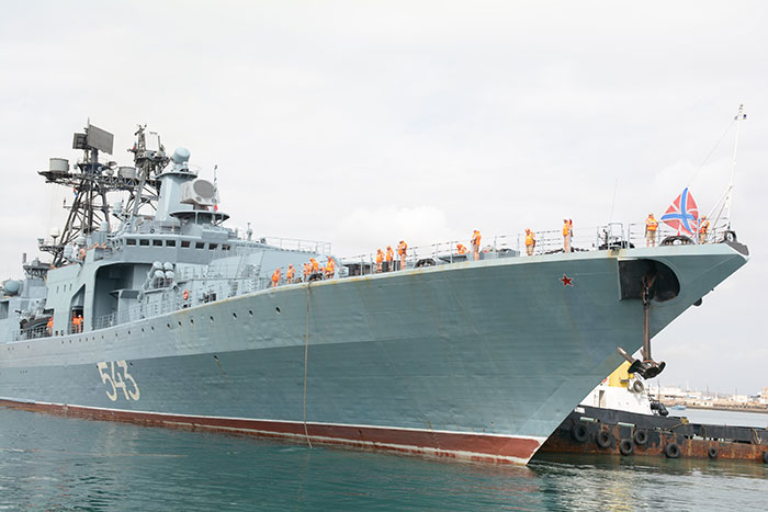Russia’s Pacific Fleet frigate reaches Port of Massawa in Eritrea