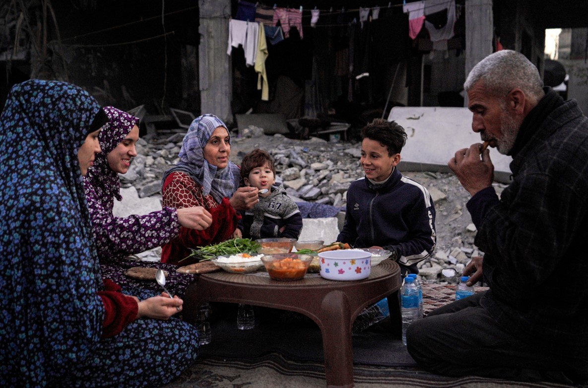 Gazans break fast without 'joy of Ramadan' as war grinds on