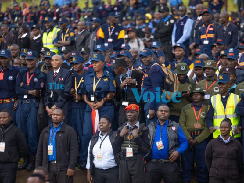 In pictures: Security guards throng Uhuru Park as mass registration begins - Private security personnel from various firms gather at Uhuru Park in Nairobi on March 30, 2024, for the launch of a mass registration that will see them issued with the Guard Force Number. (Photo: Mary Wambui)