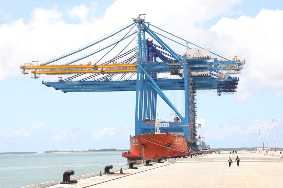 Lamu Port operations receive boost after acquiring new crane