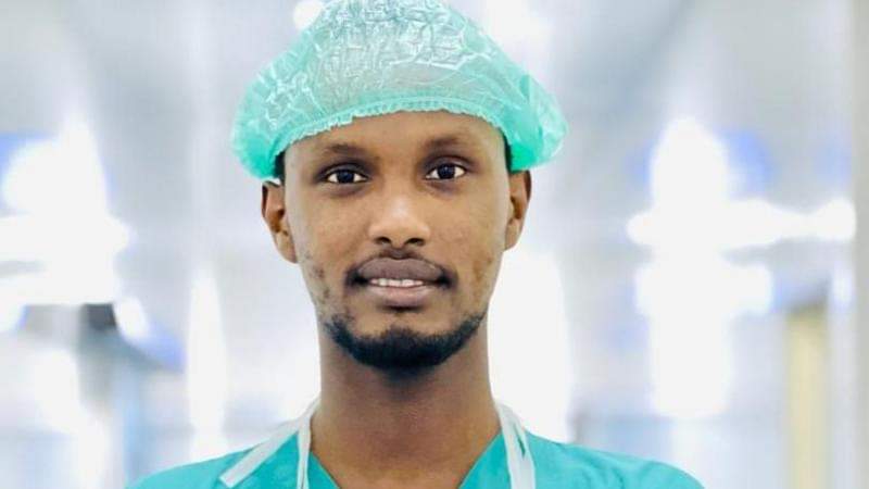 Dr. Abdikarin, a specialist in urology and male reproductive surgery at the Somali Turkish Training and Research Hospital