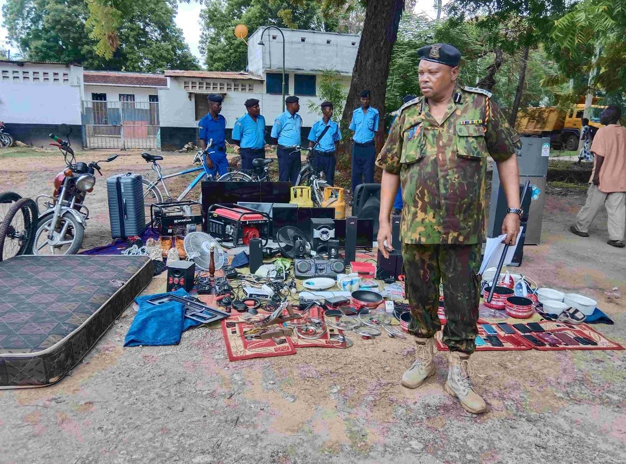 Police in Kwale County recover stolen goods worth over Sh1 million