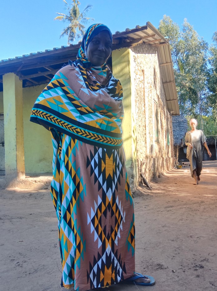 Mwanasha Mbeyu a beneficiary of Mirriam Mwatenga'ssensitization on family planning