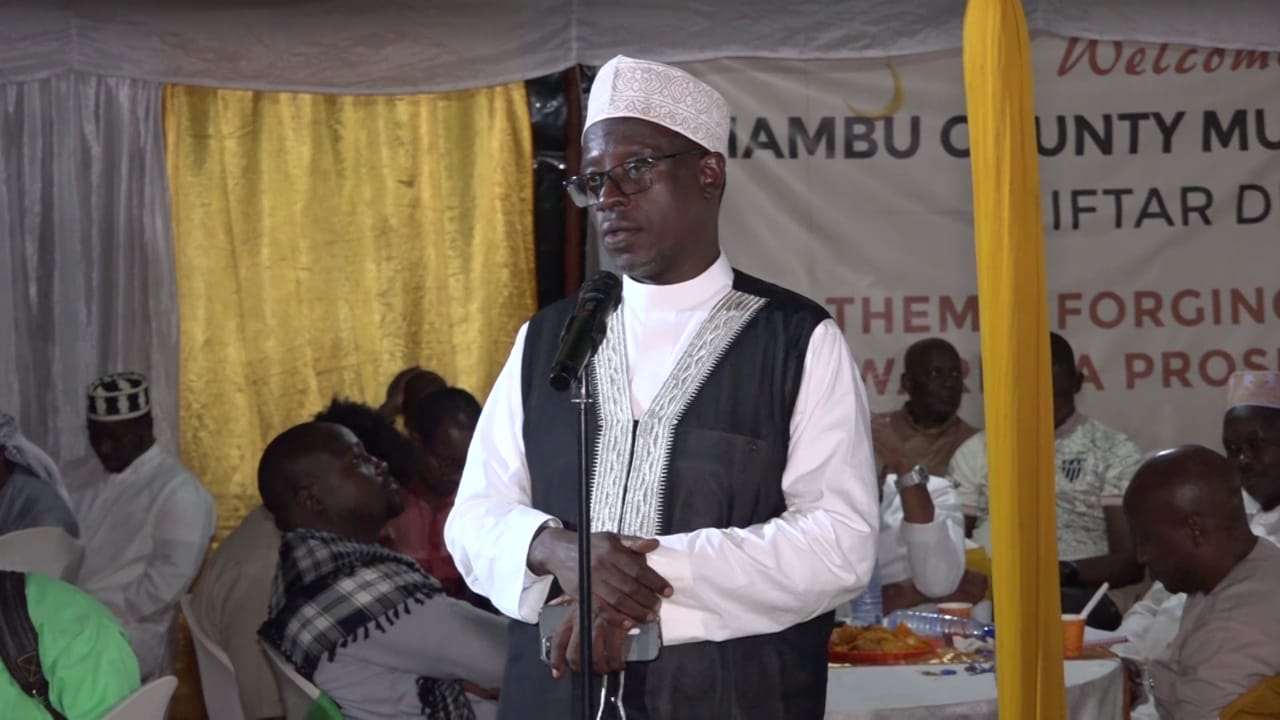 SUPKEM chair Hassan Ole Nado addressing the same gathering